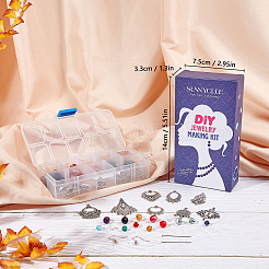 DIY-Sets zur Herstellung von Kronleuchter-Ohrringen aus Legierung&nbsp;DIY-SC0012-40