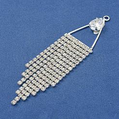Pendentifs en laiton avec strass&nbsp;KK-I715-08S-03