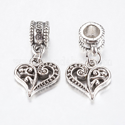 Tibetische Legierung europäische baumelnde Charms&nbsp;MPDL-J041-14AS