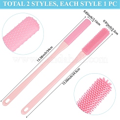 2 cepillo de limpieza de plástico PP&nbsp;AJEW-CN0004-14A