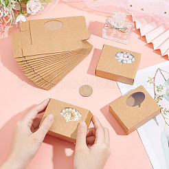 Kraftpapier Geschenkbox&nbsp;CON-WH0078-29C