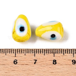 Hechos a mano de los abalorios del lampwork del ojo malvado&nbsp;LAMP-T021-16E
