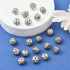 Messing Legierung Strass Perlen&nbsp;KK-U057-14P
