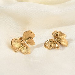 Valentinstag-Ohrstecker aus Edelstahl 304 für Damen&nbsp;EJEW-K332-02G