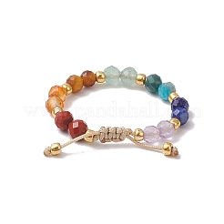 Verstellbare Edelstein-Fingerringe für Damen&nbsp;RJEW-JR00874-02