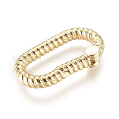 Bagues à ressort en laiton&nbsp;KK-D159-22G