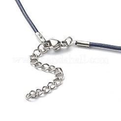 Chokerhalsketten aus Rindsleder&nbsp;X-NJEW-JN03598-01