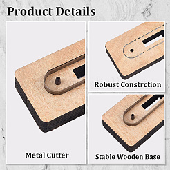 Gabarit d'outil en bois pour planche fixe&nbsp;WOOD-WH20017-04A
