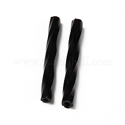 Backfarbe Glas Twist Signalhornperlen&nbsp;GLAA-WH0039-11E