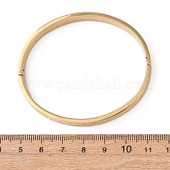 304 Edelstahl-Armreifen mit Scharnier für Damen&nbsp;BJEW-B161-08G