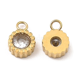 Ionenplattierung (IP) 316 Edelstahl mit Strass-Anhängern&nbsp;STAS-K258-10G