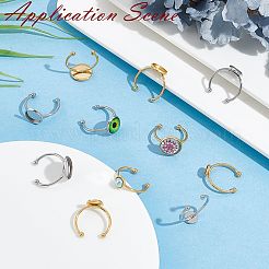 Anlaufgeschützte Manschettenpolster-Ringfassungen aus Edelstahl 201&nbsp;STAS-S080-042C-P