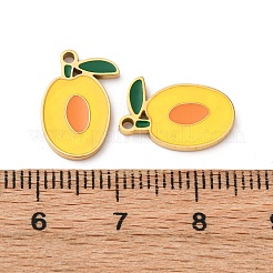 Obstserie 304 Edelstahl Emaille Charms&nbsp;STAS-U060-03G-08