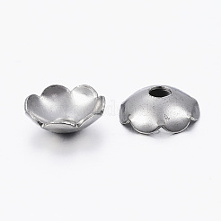 Capuchons de perles en acier inoxydable 304 résistant au ternissement&nbsp;STAS-H396-16P