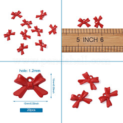 Sprühlackierte Emailanhänger&nbsp;ENAM-TAC0005-04D