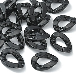 Opake Acryl Verknüpfung Ringe&nbsp;OACR-YW0001-30