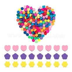 150pcs 3 Art handgemachte Polymer-Ton-Perlen&nbsp;CLAY-LS0001-07