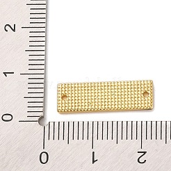 Breloques de connecteur rectangulaires en laiton&nbsp;KK-P261-08C-G09