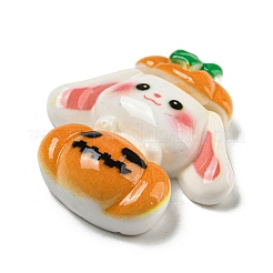 Cabujones decodificados de resina opaca con tema de Halloween&nbsp;RESI-E055-01C