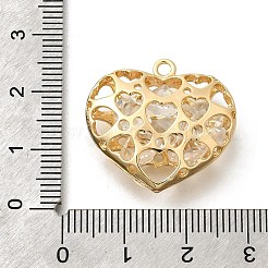 Pendentifs en laiton avec zircon&nbsp;KK-E792-30G-02