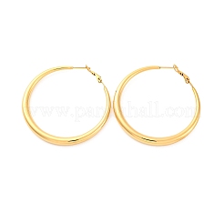 Pendientes de aro de acero inoxidable 304&nbsp;EJEW-Z093-01G-02