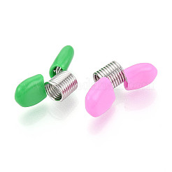 Mini-Perlenklemmen aus Eisen mit Federn zum Perlenschmuckmachen&nbsp;TOOL-T012-01A-01