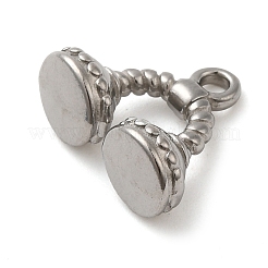 Ciondoli in acciaio inox 304&nbsp;STAS-M070-10P