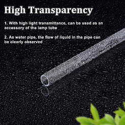 Tubo de acrílico transparente&nbsp;AJEW-WH0475-51L