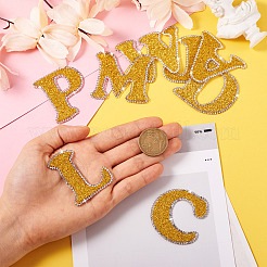 26 lettres tissu repasser/coudre sur les patchs&nbsp;PJ-TAC0004-04C