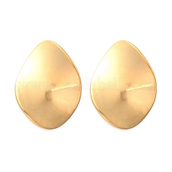 Orecchini a bottone in acciaio inossidabile 304&nbsp;EJEW-D319-09B-G
