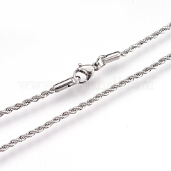 Colliers à chaînes en acier inoxydable 304 anti-ternissement&nbsp;LS-NJEW-G313-14P