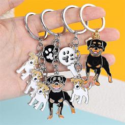 Wewaysmile 2 Stück Hunde-Schlüsselanhänger&nbsp;JX796A