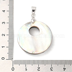 Natur Paua Muschel Anhänger&nbsp;KK-E059-06P