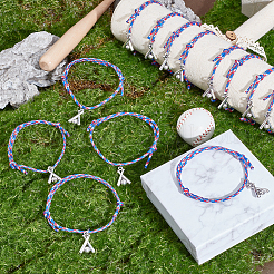 24 x Charm-Armband aus Legierung.&nbsp;BJEW-DR00015