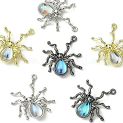 6 pièces 3 couleurs pendentifs en alliage de placage de rack halloween&nbsp;PALLOY-FS0001-03
