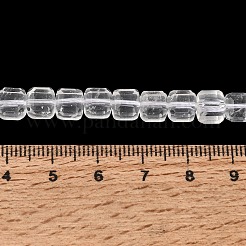 Brins de perles de cristal de roche en cristal de quartz naturel&nbsp;GG-CBA4808-B03-03