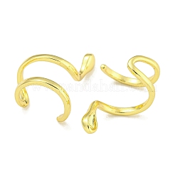 Orecchini a bracciale in ottone&nbsp;EJEW-C104-004G