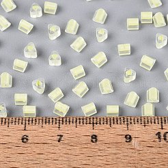 Perles de rocaille en verre dépoli de qualité A de FGB&nbsp;SEED-Q040-04A-11