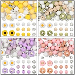 Kit fai da te per realizzare bracciali e collane in silicone&nbsp;DIY-YW0012-73A