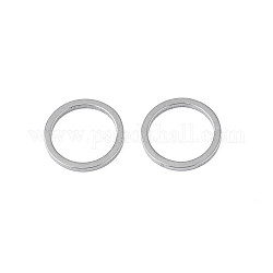 304 Stainless Steel Linking Ring, Stainless Steel Color, 10x1mm, Inner Diameter: 8mm