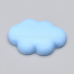 Cabochons in resina, nuvola, cielo blu profondo, 25x17x5.5mm