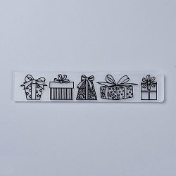Cartelle di goffratura in plastica, stampini per goffratura concavi-convessi, per la decorazione di album fotografici artigianali, motivo a tema compleanno, 30x150x2.5mm