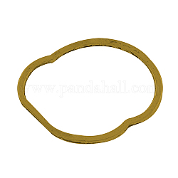Tibetan Style Alloy Linking Rings,  Cadmium Free & Lead Free , Antique Golden, 39x30x2mm, about 476pcs/1000g