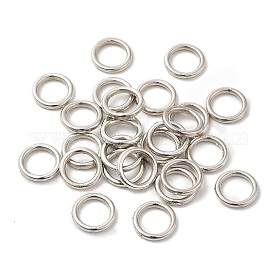Anneaux Ouverts En Acier Inoxydable 6x1 Mm - Lot D'environ 1000 Pièces | Pour Fabrication De Bijoux Et DIY