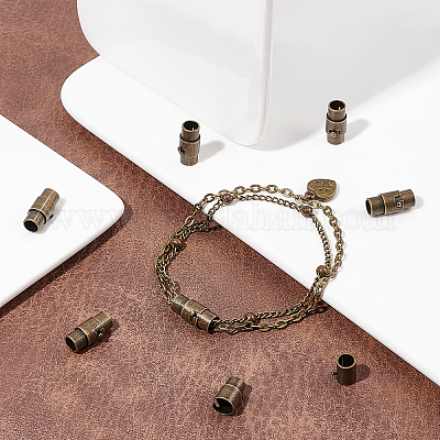 magnetic necklace clasps and closures Copper Screw Connection
