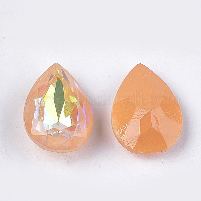 Spitzeharz Strass Cabochons&nbsp;CRES-S380-10x14mm-C02-1