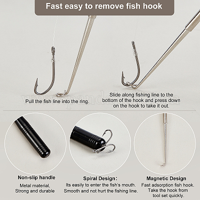 Wholesale SUPERFINDINGS 1Pc 304 Stainless Steel Fish Hook Remover 