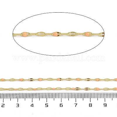 Gestell aus Messing mit geriffelten Ketten&nbsp;AJEW-Q153-02G-15-1