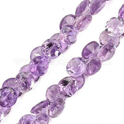 Natürlichen Amethyst Perlen Stränge&nbsp;G-Z152-B01-02-1