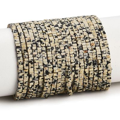 Natur Dalmatiner Jaspis Perlen Stränge&nbsp;GG-CBA2498-C09-01-1